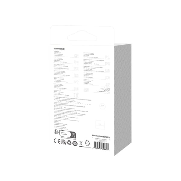 Baseus kabel CoolPlay USB - USB-C 1m 100W vit vit