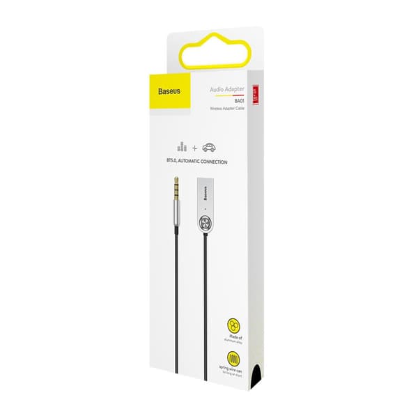 Baseus adaptermottagare Bluetooth BA01 ljud svart