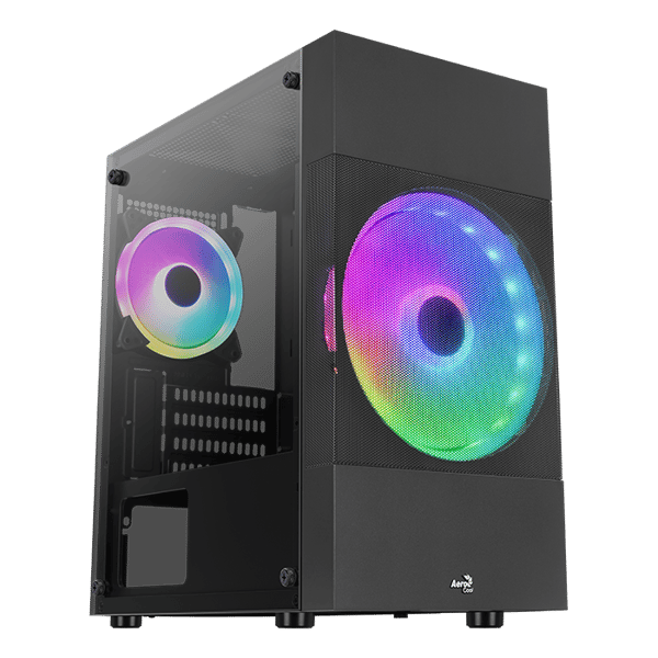 AeroCool Atomic Lite Torn Micro ATX svart