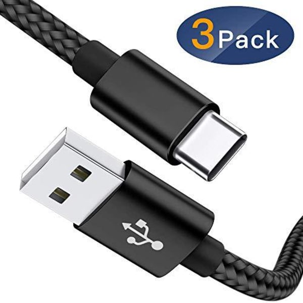 3 st hög kvalitet 1 m  usb-c