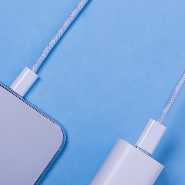 Maxlife MXUC-06-kabel USB-C - USB-C 1,0 m 20W blå nylon blå