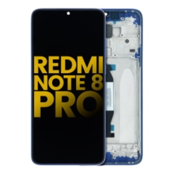 LCD Assembly With Frame For Xiaomi Redmi Note 8 Pro (Refurbished) (Blue)