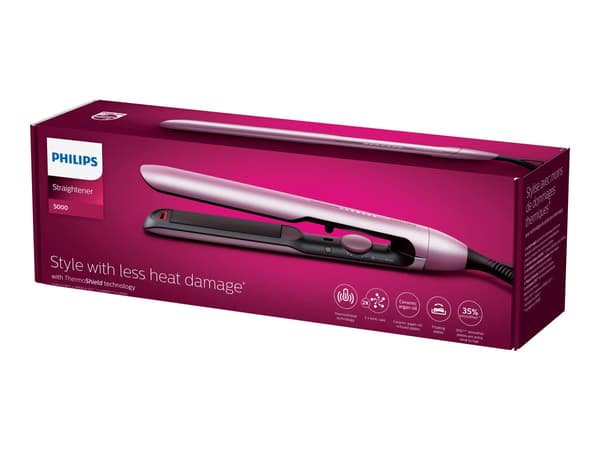 Philips Light pink metallic Hårglatter BHS530 rosa