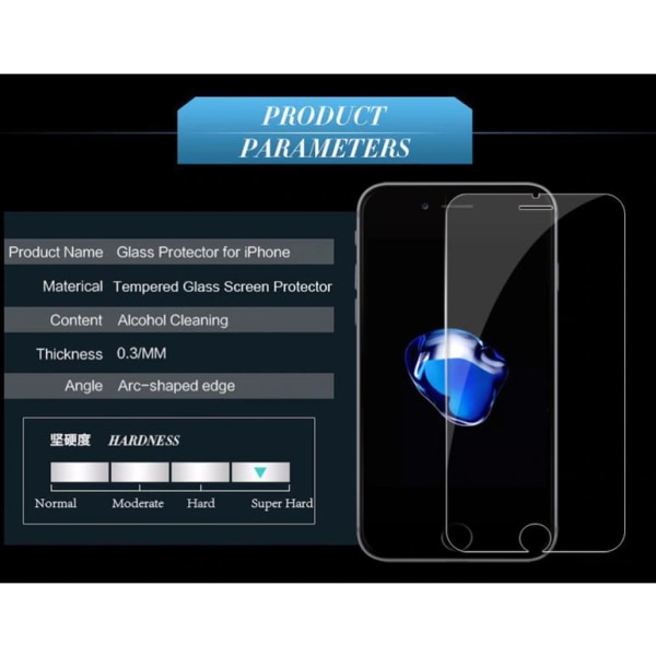 2 st Härdat glas för iphone 6/6s