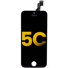 LCD-enhet för iPhone 5C (renoverad) (svart)