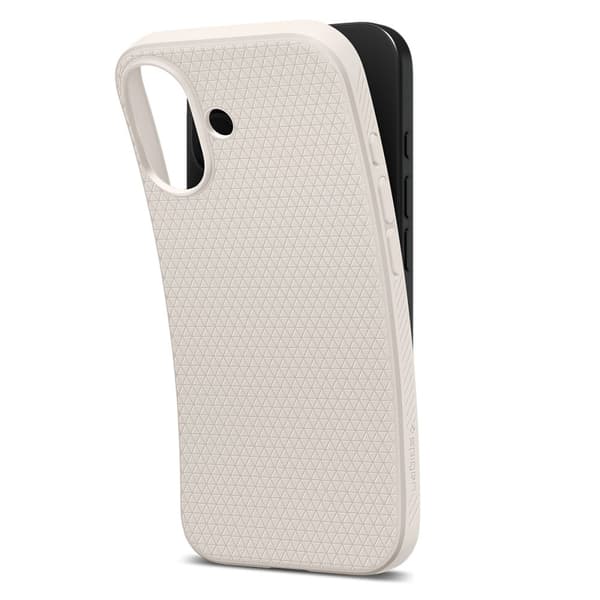 Spigen Liquid Air-skal till iPhone 17 Natural Titanium