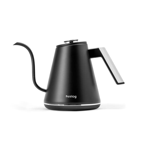 Huslog vattenkokare med Smartcontrol bas svart-silver 1L