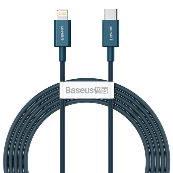 Baseus kabel Superior PD USB-C - Lightning 2,0m blå 20W