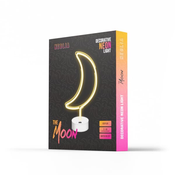 Neon on stand MOON white NNE06 Neolia