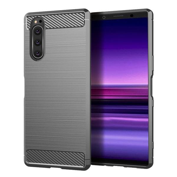 hård silikonfodral för sony Xperia 5 grå