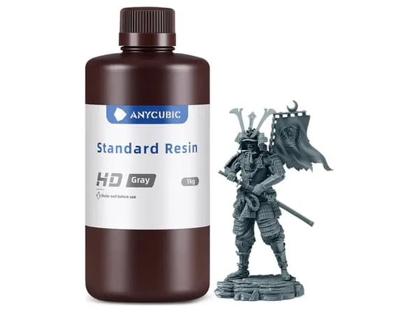 Anycubic Standard 1kg Resin HD Grå grå