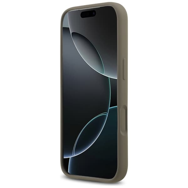 Guess Silikon Big 4G Script-fodral till iPhone 17 Pro brun brun