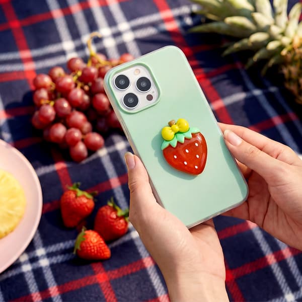Frukt 2-i-1 skal för iPhone 11 grön