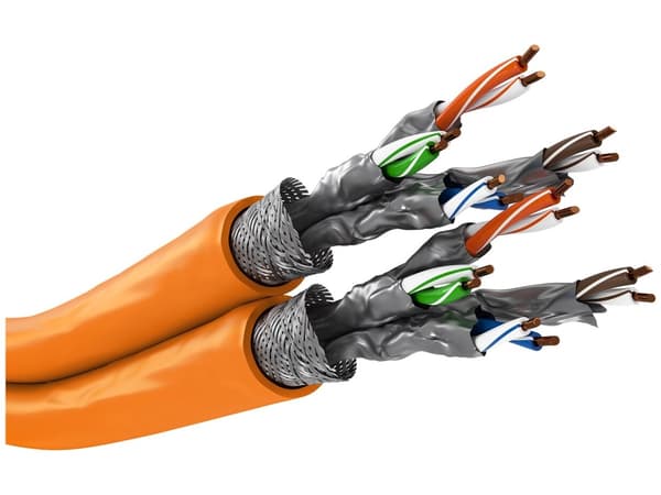Goobay CAT 7A Duplex S/FTP LSZH 50m Orange Solid orange