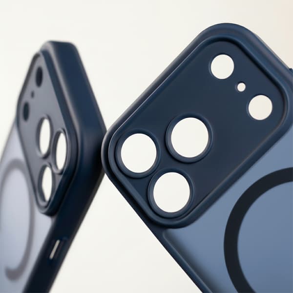 Mag Matt skal för iPhone 11 mörkblå kameraskydd