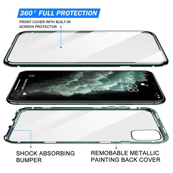 magnet fodral för din iphone 11 pro silver Silver