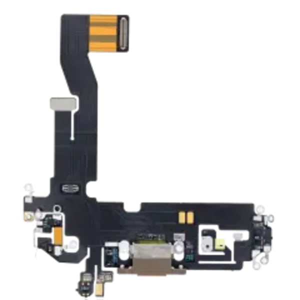 Laddningsport Flexkabel för iPhone 12 Pro (Eftermarknad Plus) (Guld)