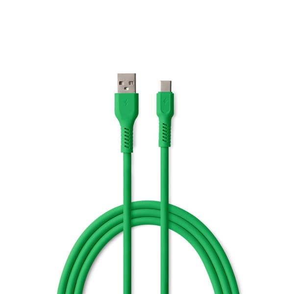 COLORUM kabel USB-A - USB-C 1,8m 3A CK60-AC-04 xGreen grön