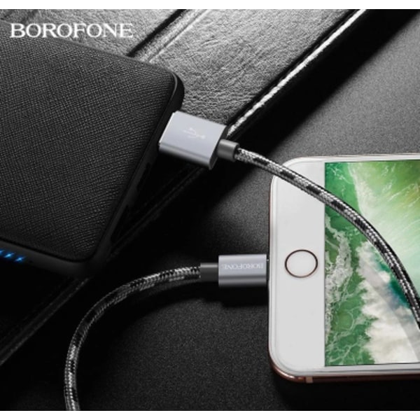 2st Borofone -   Lightning -kabel 1m silver