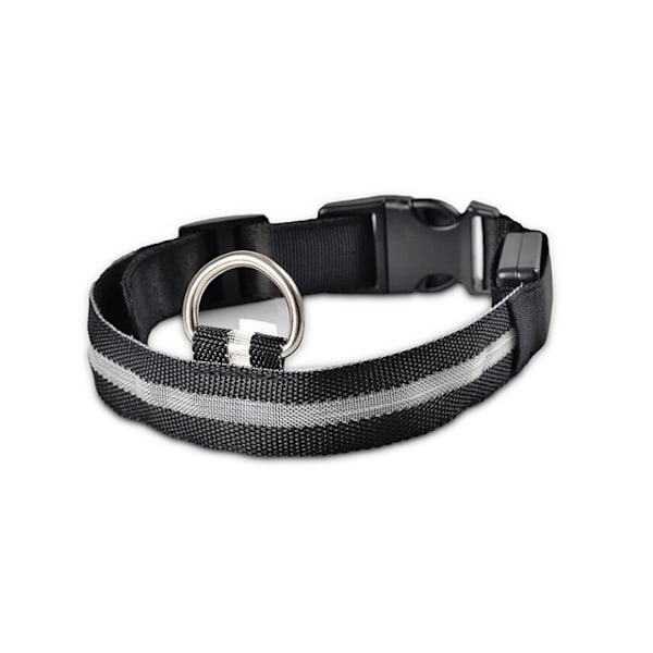 LED-halsband|svart