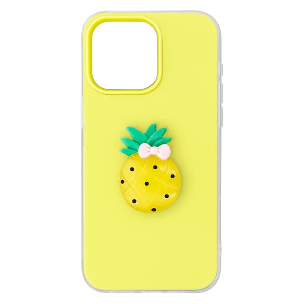 Frukt 2i1 skal för iPhone 11 gul