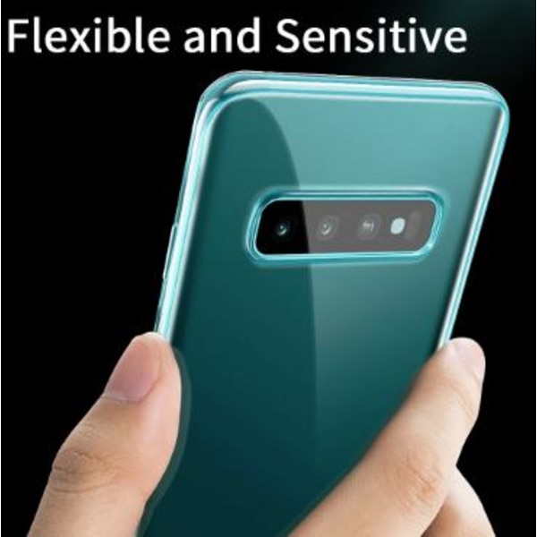 Stötdämpande Silikon Fodral för Samsung S10 plus