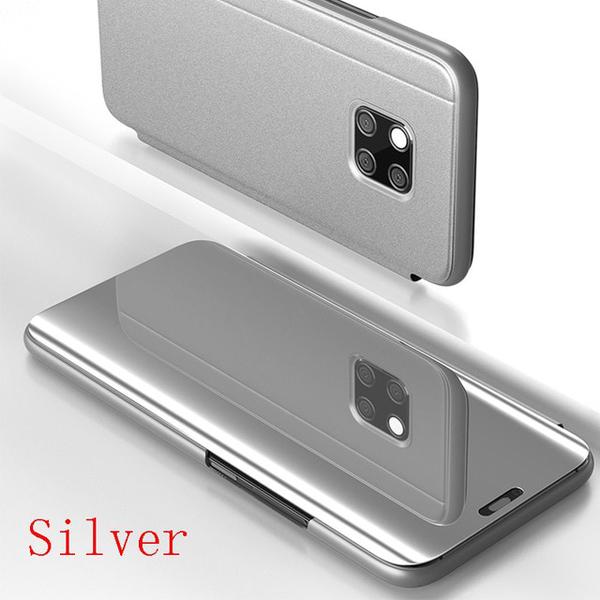 Flipcase för Samsung A40|silver