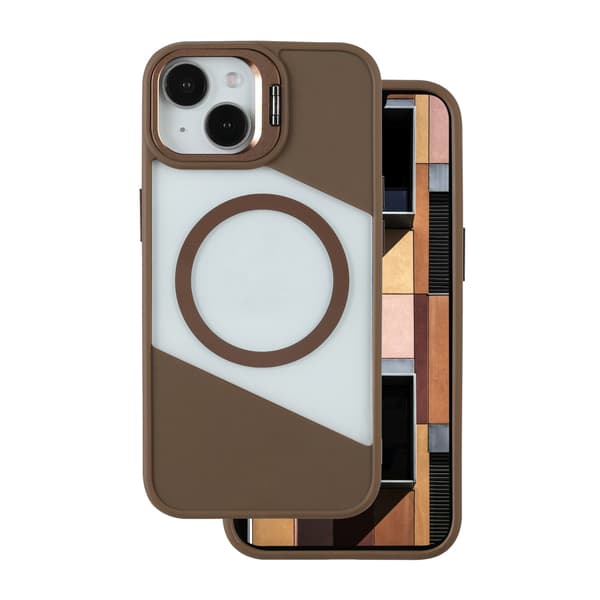 Fusion Mag skal för iPhone 11 brun