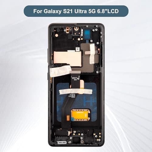 Replacement Screen for Samsung Galaxy S21 Ultra with Tools black