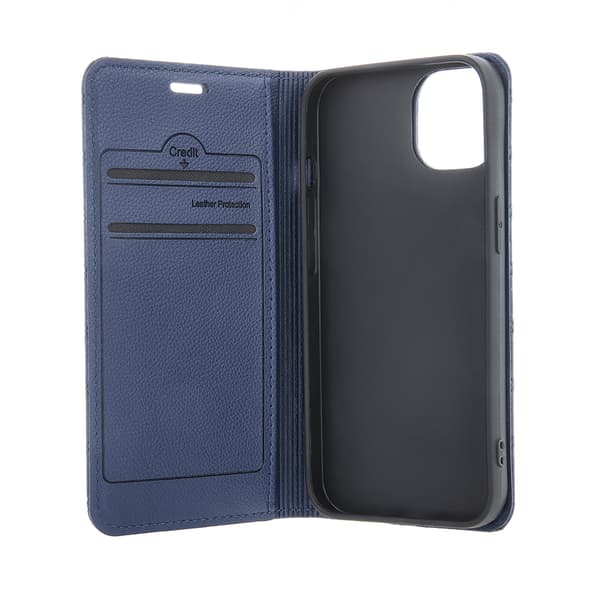 Smart Caro-fodral för iPhone 16e / 17e marinblå