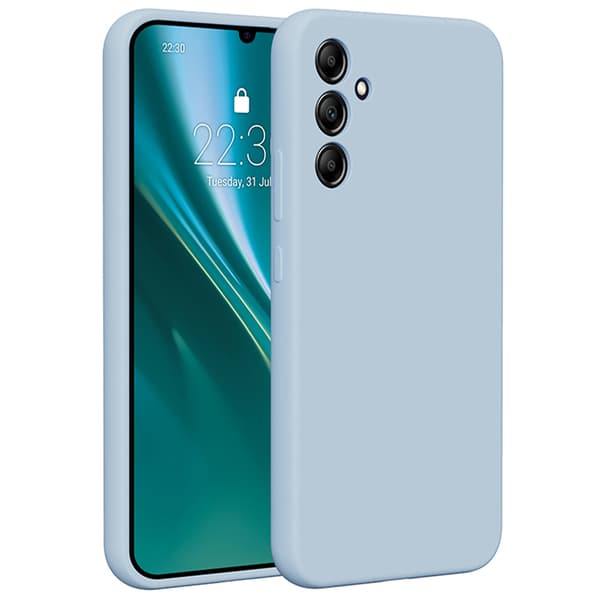 Etteri Silikonskal för Samsung Galaxy A34 5G ljusblå blå