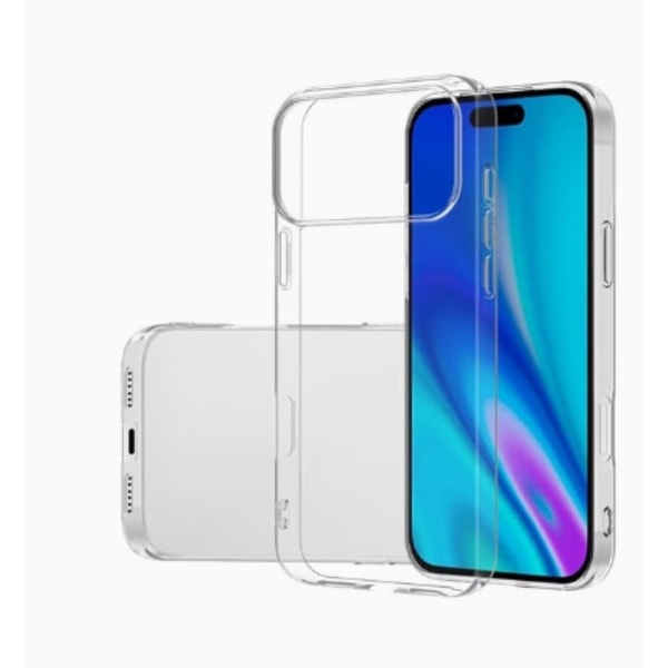 Silikonskal för iPhone 17 Pro transparent