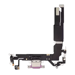 Laddningsport Flexkabel till iPhone 16 (Premium) (Rosa)