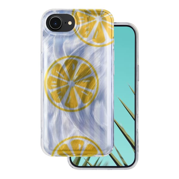 Ultra Trendy Summer skal för iPhone 16e / 17e citron