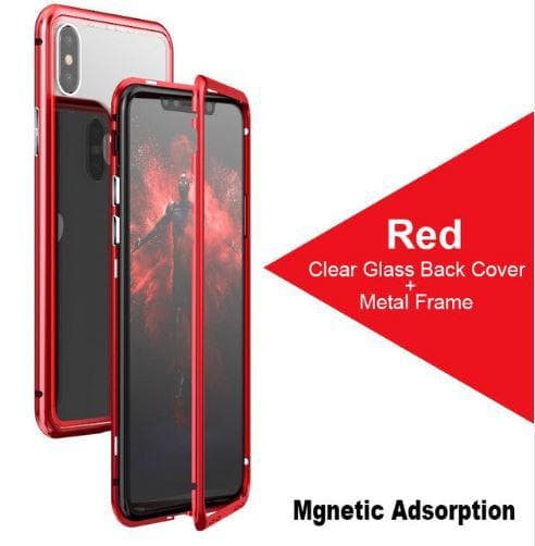 magnetisk glas bakfodra för iPhone Xs max