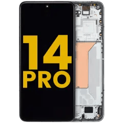 OLED-enhet med ram för Xiaomi 14 Pro (renoverad) (grön) grön
