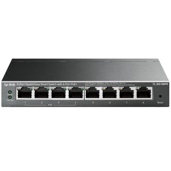 TP-Link Easy Smart TL-SG108PE Switch 8-porte Gigabit PoE