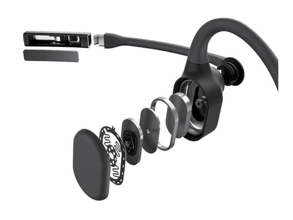 SHOKZ OpenComm2 trådlös hörlurar svart