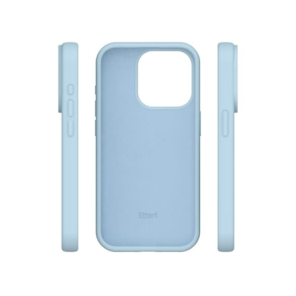 Etteri Silicone Case for iPhone 15 Pro 6.1\" Light Blue