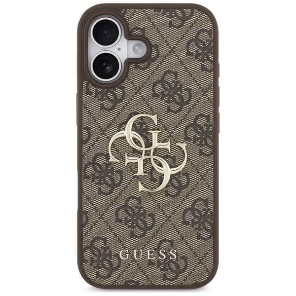 Fodral Guess 4G Big Logo för iPhone 17 brun
