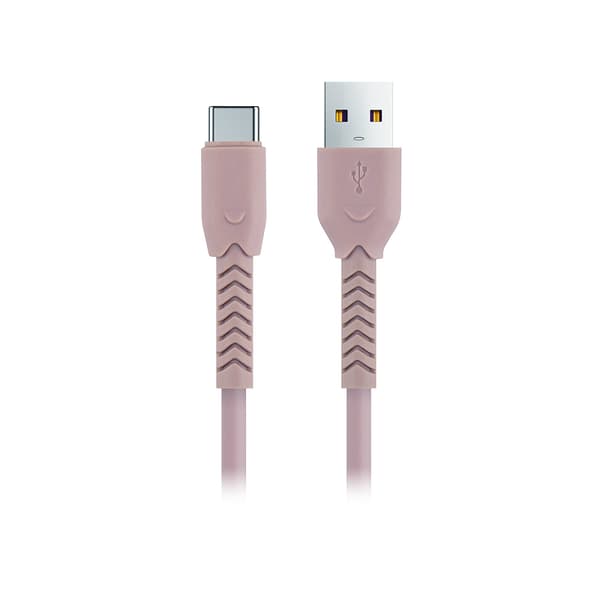 Maxlife MXUC-04 kabel USB - USB-C 1,0 m 3A rosa rosa