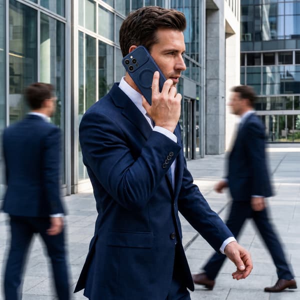 Luxgrip Mag skal för iPhone 11 mörkblå