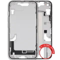 Mellanramshölje med smådelar för iPhone 16e / 17e (EU / Global version) (Begagnad OEM-dragning: Klass A) (Vit) vit