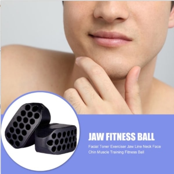 2st käftutövare Jawline tugga bollträningsmuskel