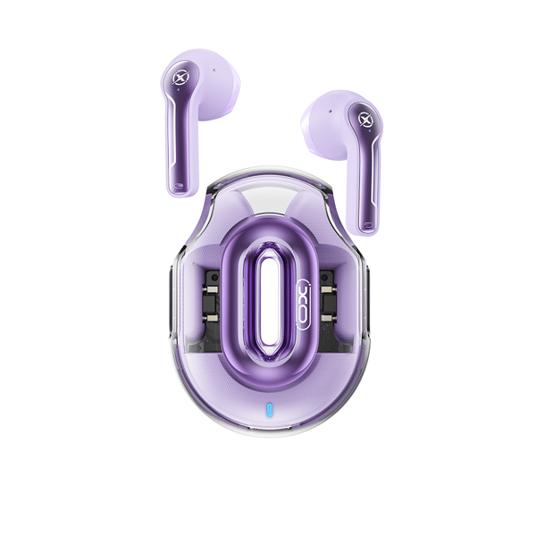 XO Bluetooth hörlurar X43 TWS lila blå