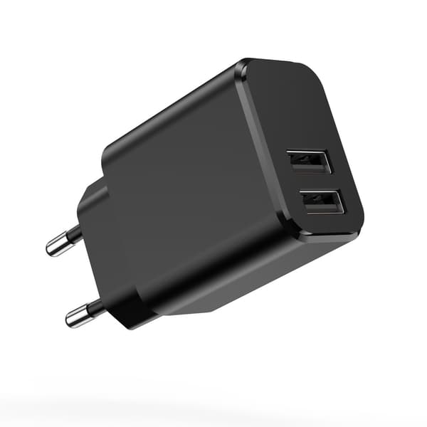 Setty laddare 2x USB 3A svart