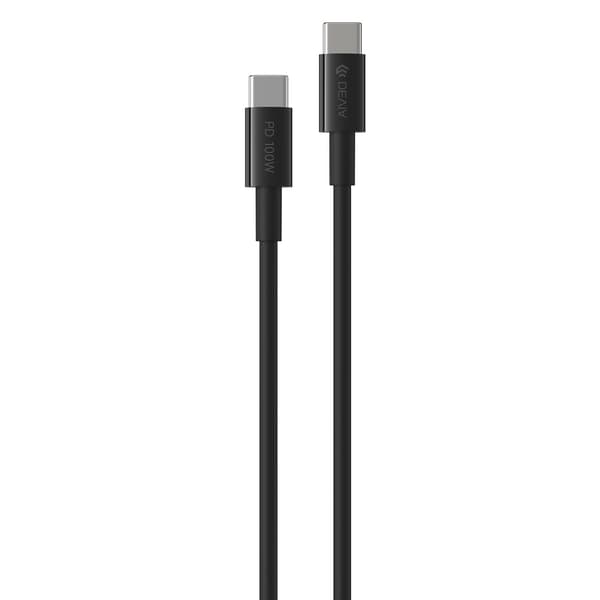 Devia kabel Smart EC317 PD USB-C - USB-C 1,5 m 100W 5A svart svart