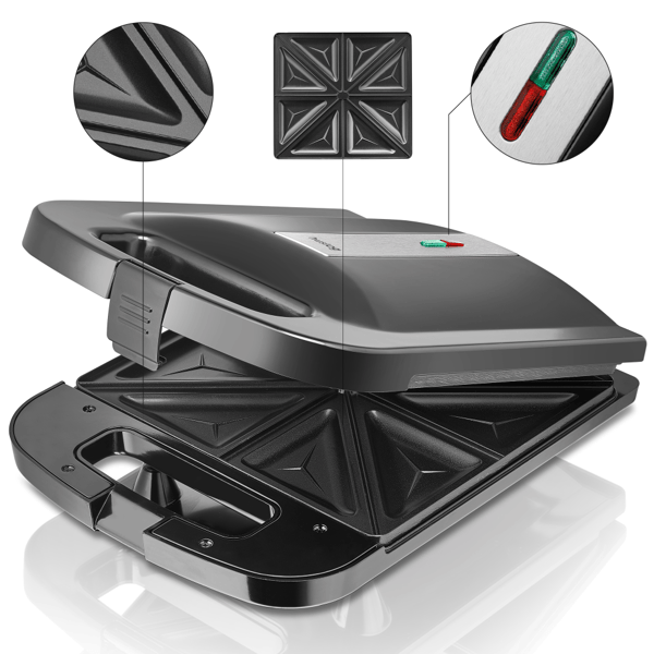 Huslog 4-slice sandwich maker AK-7822