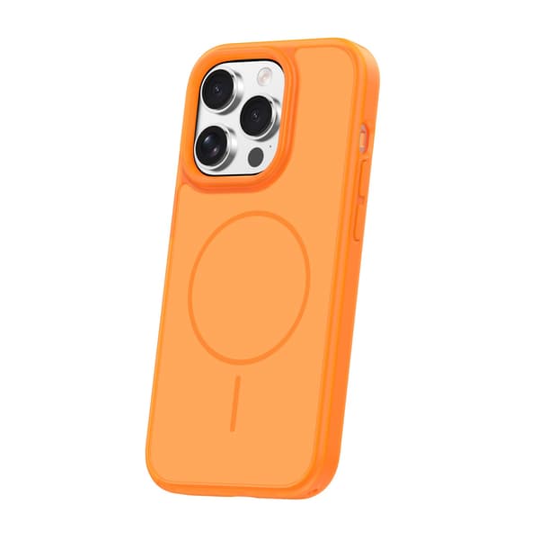 Frame Thin Mag-fodral för iPhone 14 Pro 6,1\" orange