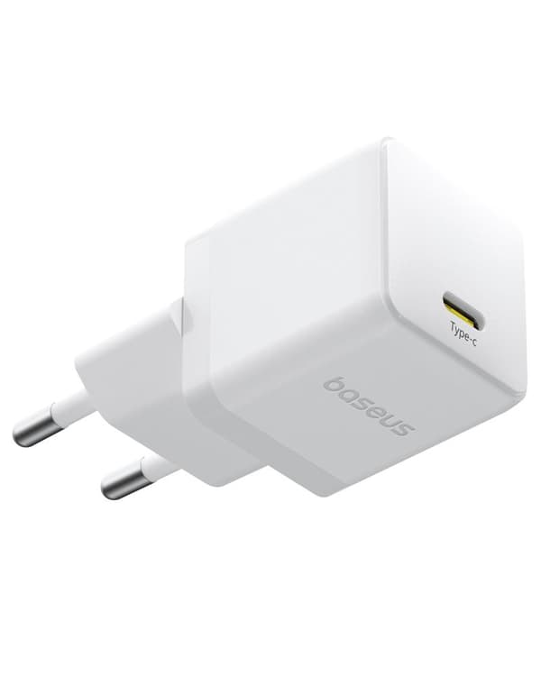 Baseus Palm snabbladdare 1C 20W USB-C Månvit vit